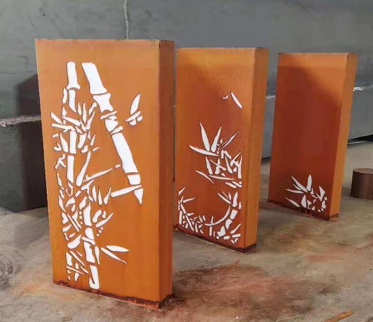 贵定锈钢板灯箱